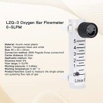 Oxygen Flow Meter 0-5 LPM Acrylic Fittings