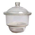 Borosilicate Glass 6" Desiccator with Porcelain Plate