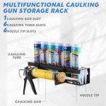 Caulking Gun Holder & Tube Storage Rack