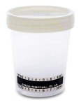 50 Urine Specimen Cups with Lids and Strips