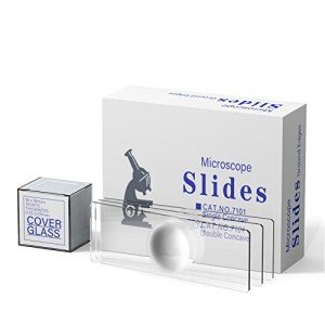 Vabiooth Microscope Slides and Coverslips Set, 50 Pcs
