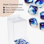 Laundry Pods Container - Acrylic Organizer Dispenser