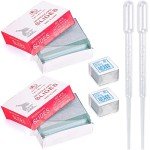 100 Microscope Slides & 200 Cover Slips Set