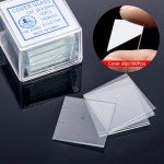 100 Microscope Slides & 200 Cover Slips Set