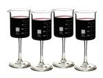 Periodic Table Beaker Wine Glasses Set