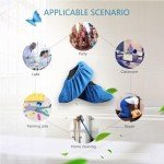 Reusable Non-Slip Shoe Covers - 6 Pairs