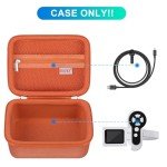 BOVKE Kids Microscope Travel Case, Orange