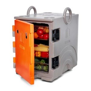 82 Quart Insulated Food Carrier with Wheels