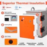 82 Quart Insulated Food Carrier with Wheels