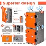 82 Quart Insulated Food Carrier with Wheels