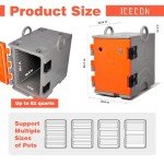 82 Quart Insulated Food Carrier with Wheels