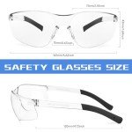 24 Pack Safety Glasses with Clear Lenses