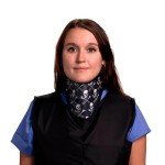 Lightweight PVC Radiation Protection Thyroid Collar - Skulls