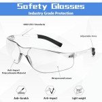 24 Pack Safety Glasses with Clear Lenses