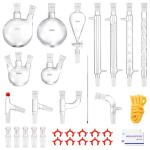 VEVOR 32PCS 24/40 Chemistry Glassware Kit