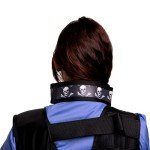Lightweight PVC Radiation Protection Thyroid Collar - Skulls