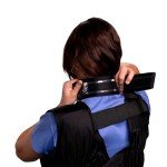 Lightweight PVC Radiation Protection Thyroid Collar - Skulls