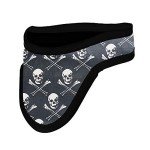 Lightweight PVC Radiation Protection Thyroid Collar - Skulls