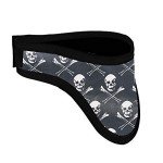 Lightweight PVC Radiation Protection Thyroid Collar - Skulls