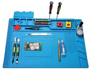 Large Heat Resistant Silicone Soldering Mat 932°F