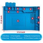 Large Heat Resistant Silicone Soldering Mat 932°F