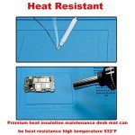 Large Heat Resistant Silicone Soldering Mat 932°F