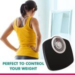 Adamson A25 Analog Bathroom Scale - 400 LB Limit