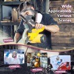 Reusable Full-Face Respirator Mask with Filters