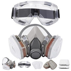 Reusable Half Face Respirator for Organic Vapors
