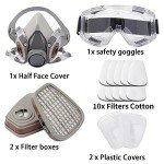 Reusable Half Face Respirator for Organic Vapors