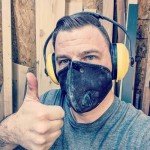 RZ M2 Reusable Dust Mask - XL Black