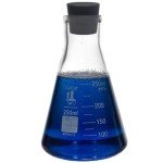 250ml Narrow Mouth Erlenmeyer Flask with Stopper