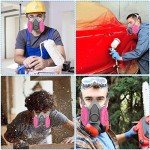 Ayybf Reusable Half Face Cover with Filters