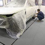 Grippy Paint Booth Mat 32" x 100' - Gray