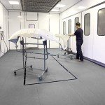 Grippy Paint Booth Mat 32" x 100' - Gray