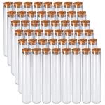 48pcs 45ml Glass Test Tubes with Cork Stoppers