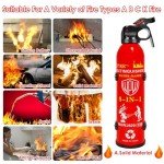 8-in-1 Portable Fire Extinguisher with Wall Mount