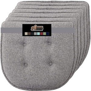 Gorilla Grip Memory Foam Chair Cushion Set of 6