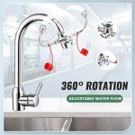 Huanyu 360° Faucet-Mounted Emergency Eye Wash Station