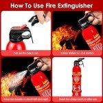 8-in-1 Portable Fire Extinguisher with Wall Mount