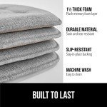 Gorilla Grip Memory Foam Chair Cushion Set of 6