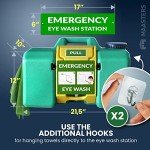 8-Gal Portable Wall-Mount Eye Wash Station
