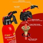 8-in-1 Portable Fire Extinguisher with Wall Mount