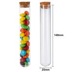 48pcs 45ml Glass Test Tubes with Cork Stoppers