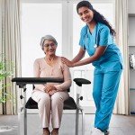 Comfortable Padded Blood Drawing Chair with Drawer