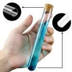 20pcs 35ml Glass Test Tubes with Cork Stoppers