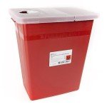McKesson Locking Biohazard Sharps Container, 8 Gal