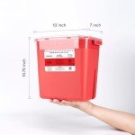 Alcedo 2-Gallon Sharps Container 3-Pack