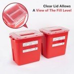Alcedo 2-Gallon Sharps Container 3-Pack