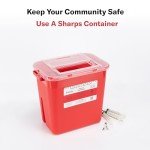 Alcedo 2-Gallon Sharps Container 3-Pack